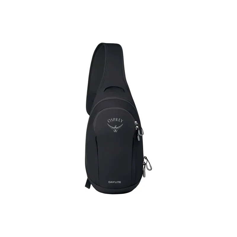 OSPREY Recycled Polyester Shoulder Bag, Crossbody Bag Unisex Black-0