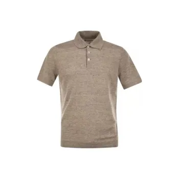 Brunello Cucinelli Buttoned Short Sleeved Polo Shirt