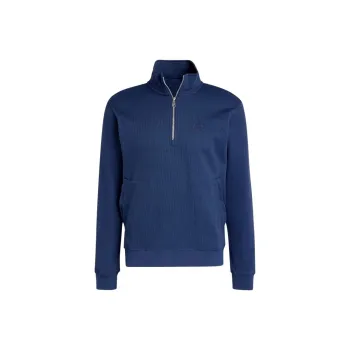 Adidas Trefoil Essentials Waffle 1/2 Zip Sweatshirt