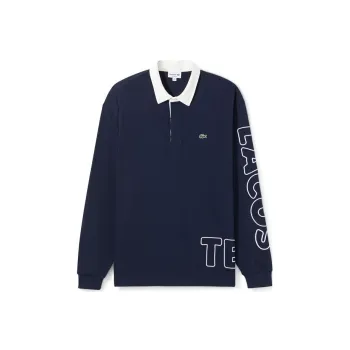 LACOSTE Polo Shirts Men Navy Blue