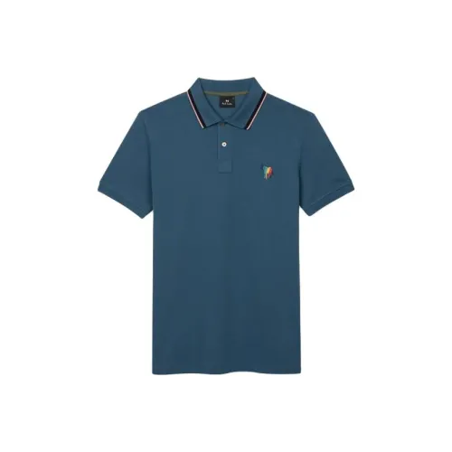 Paul Smith FW23 Polo Shirt Men's Blue