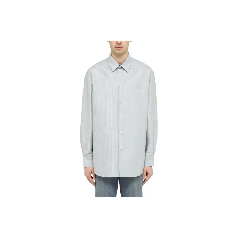 Valentino Shirts Men Light Blue-0
