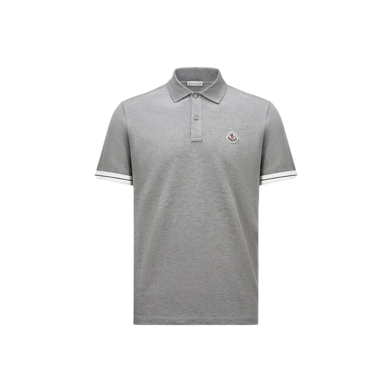 Moncler Polo Shirt Men's Dark Gray-0