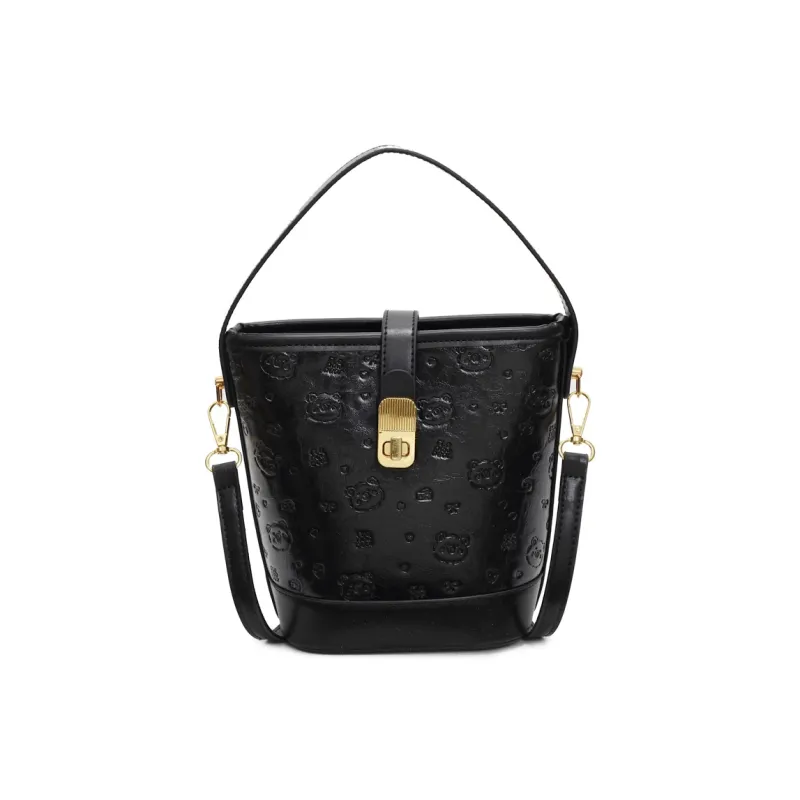 HCXK PU Bucket Bag, Shoulder Bag, Handbag Women's Multicolor-6