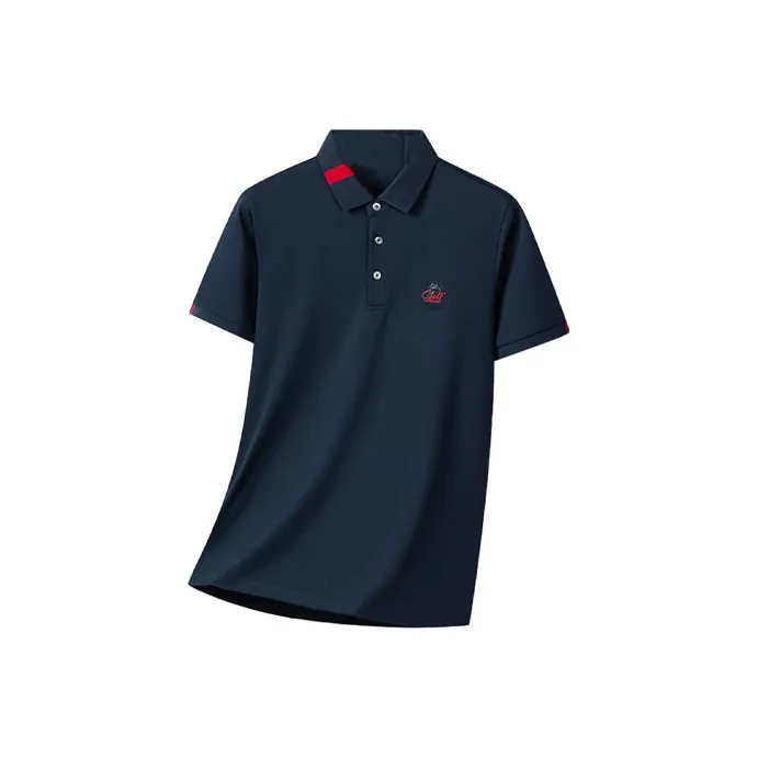 EDENBO Polo Shirts Men Navy Blue 12T-0