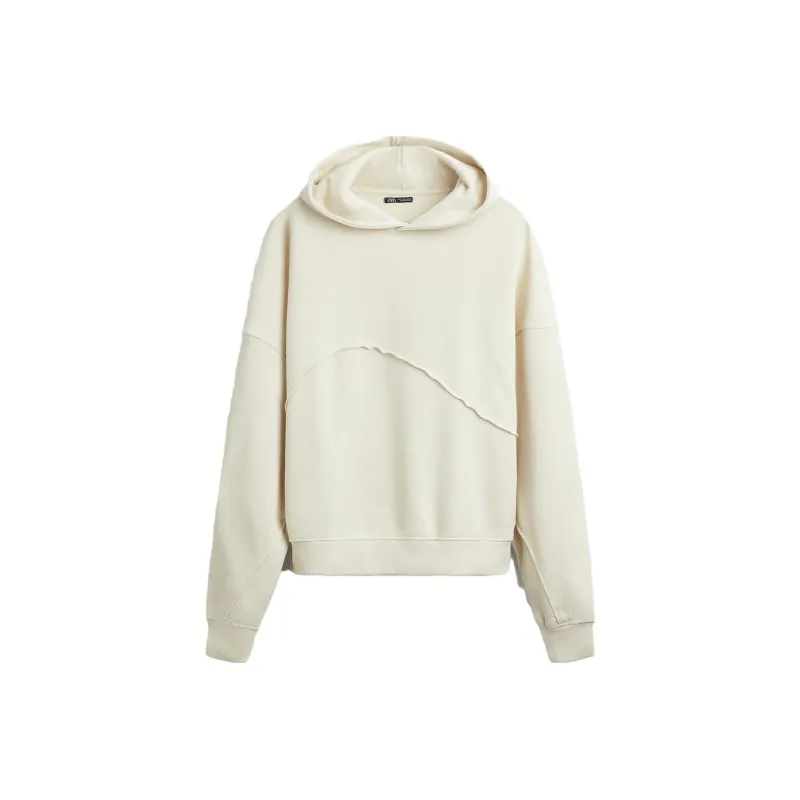 ZARA Sweatshirts Men Beige-0