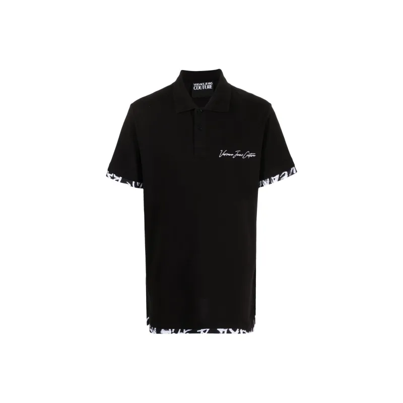 VERSACE JEANS COUTURE Polo Shirt Men's Black-0