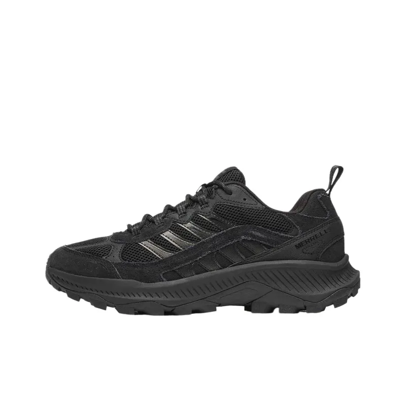 MERRELL Speed Strike 2 Anti Slip Wear Resistant Low Top Running Shoes Men's Black-0