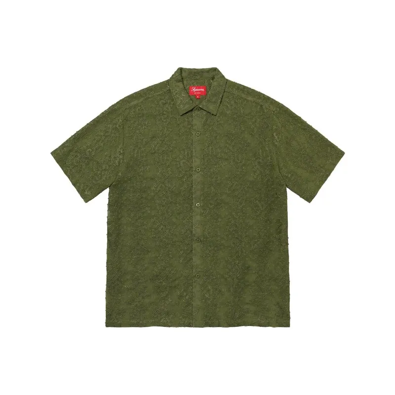Supreme Chainstitch Chiffon S/S Shirt-0