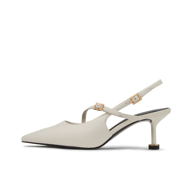 CHARLES&KEITH Small Ck Slim Heel High Heels 6.5cm Women's-8