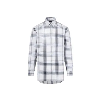 Tommy Hilfiger Shirts Men Gray White Plaid