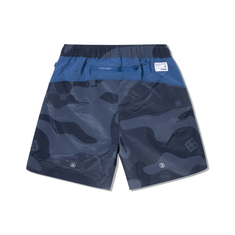 LiNing Sports Shorts Men's Camouflage Blue-1