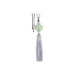 Hetian Jade: Chinese Knots Car Pendant (Silver Gray)