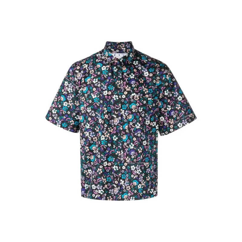 OFF WHITE Shirt Men's Dark Blue-0