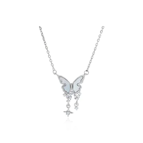 PUTUOSHANWENCHUANG S925 Silver Necklaces Women's