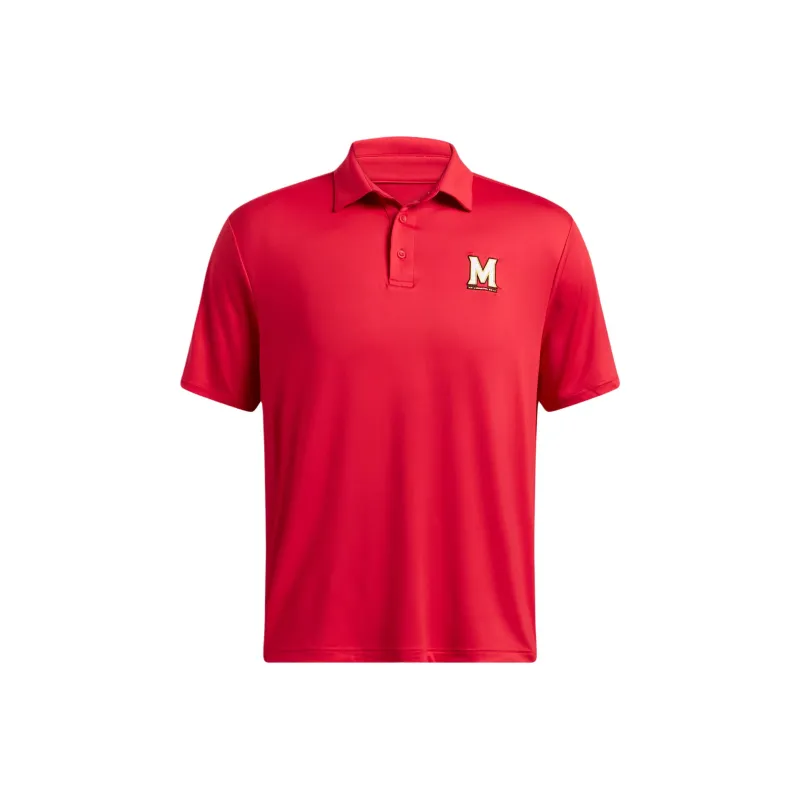 Under Armour Collegiate FW24 Polo Shirt Men's Red-0
