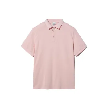 FILA Polo Shirts Unisex Pink