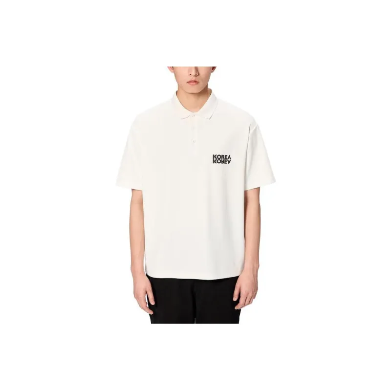 WOOG2005 Polo Shirts Men White-0