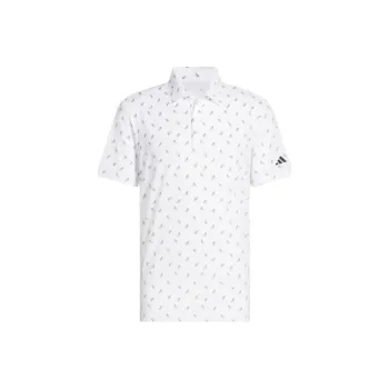 Adidas Free Shipping With AdiClub Ultimate365 Printed Mesh Polo Shirt