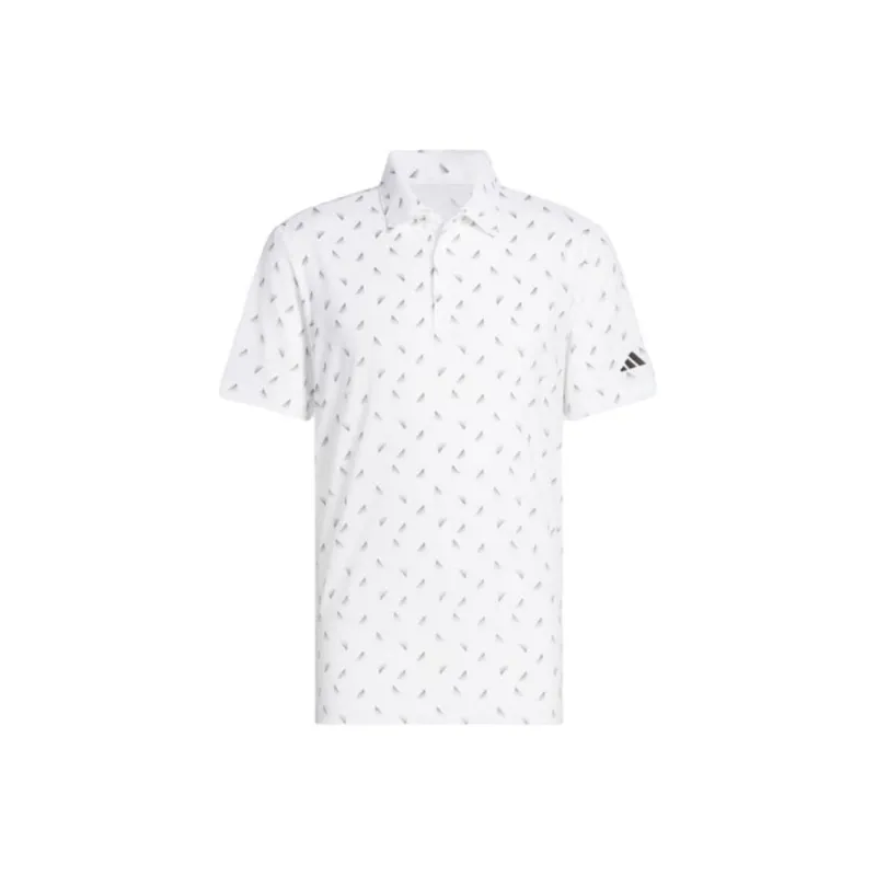Adidas Free Shipping With AdiClub Ultimate365 Printed Mesh Polo Shirt-0