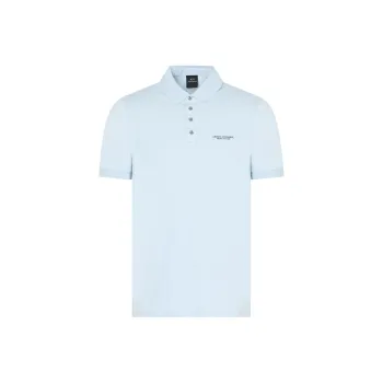 ARMANI EXCHANGEAE Polo Shirt Men's Light Blue