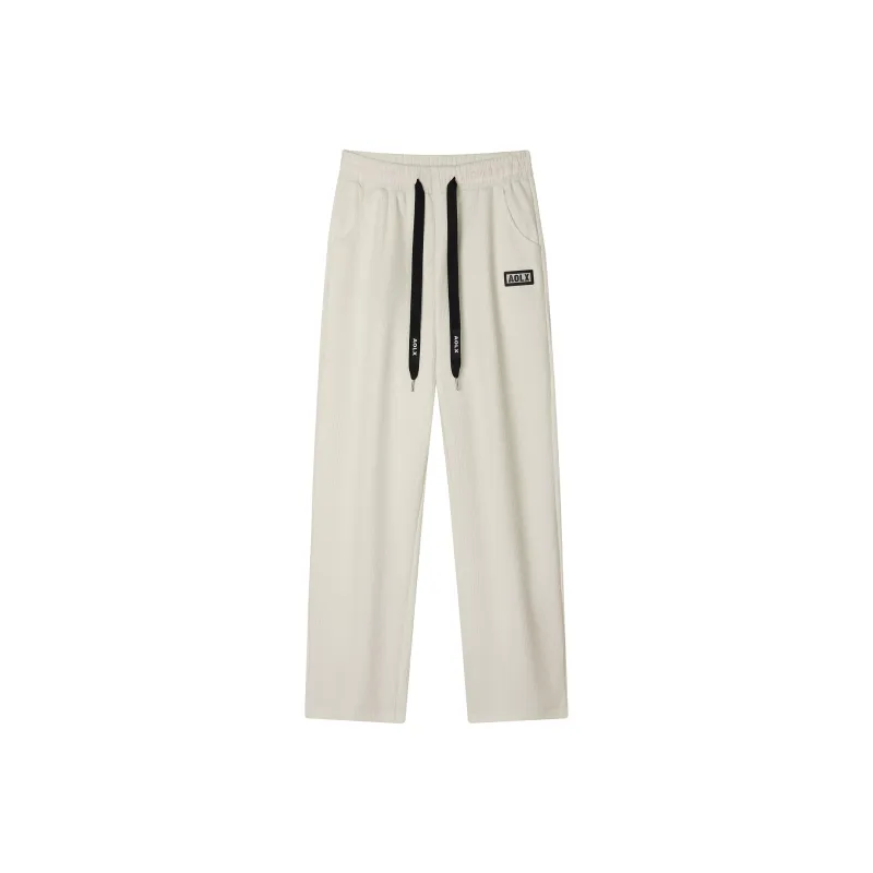 Aol Knitted Sports Pants Unisex-17