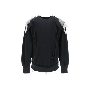 Maison Margiela Terry cloth Patchwork Sweatshirt