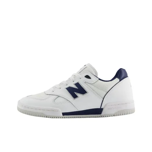 New Balance NB Numeric Tom Knox 600 Anti Slip Wear Resistant Low Top Skateboard Shoes Men's White Blue