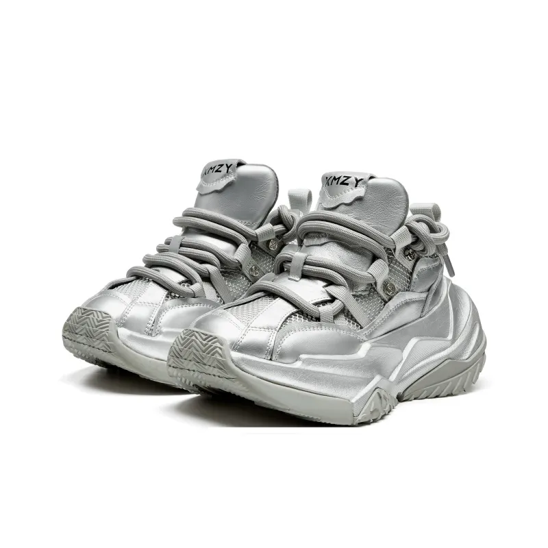 XMZY Arknights Series Treading Waves Abrasion Resistant Moisture Wicking Low Top Chunky Sneakers Women's-1