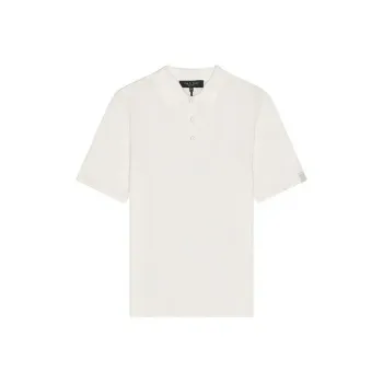 RAG&BONE Harvey Ribbed knit Polo Shirt