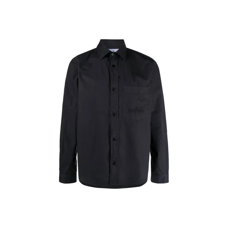 STONE ISLAND SS23 Shirt Men's Marine Blue-0