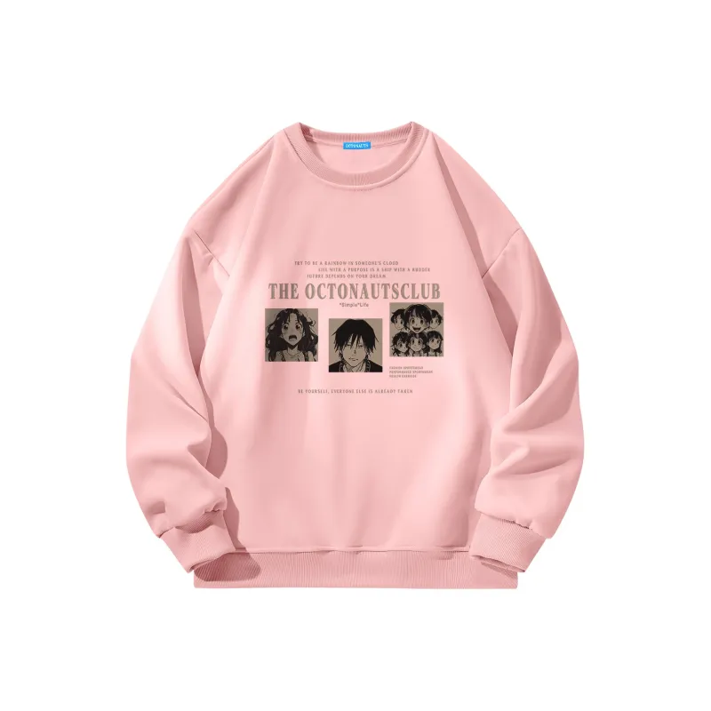 Small Columns Under The Sea Sweatshirt Unisex-4