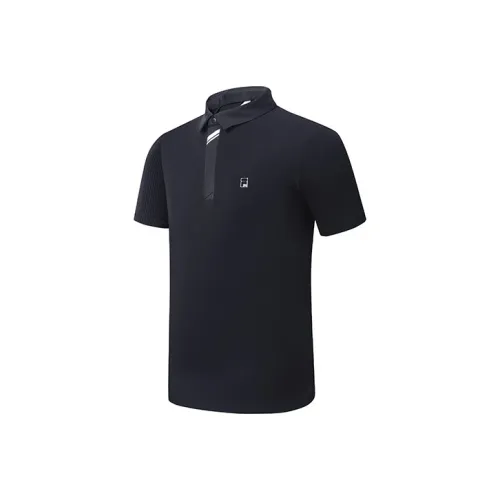 FILA Supercar Inspiration Collection Polo Shirt Men's Pitch Black