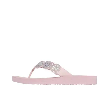 Skechers Meditation Quiet Flip Flops Women's Pink