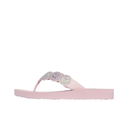 Skechers Meditation Quiet Flip Flops Women's Pink