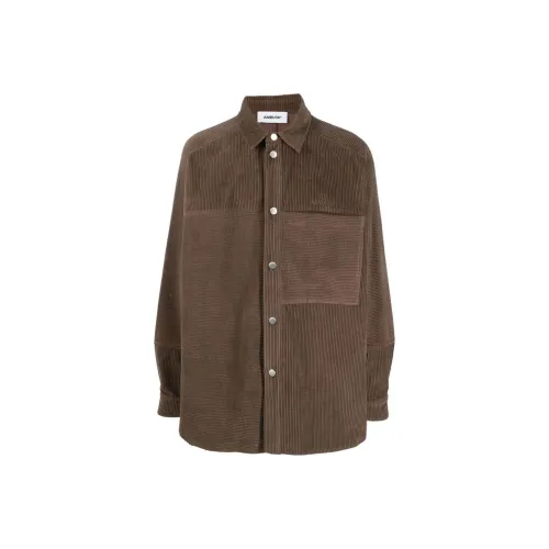 AMBUSH Shirts Men Chestnut Brown