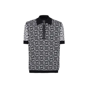 BALMAIN FW22 Polo Shirt Men's Black