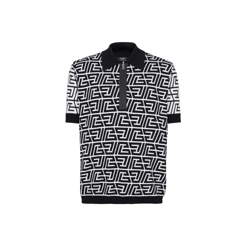 BALMAIN FW22 Polo Shirt Men's Black-0