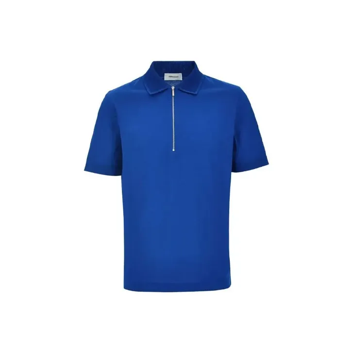 FERRAGAMO Logo-print Zip-up Polo Shirt-0