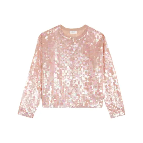 CELINE SS25 Knitwear Women's Light Pink