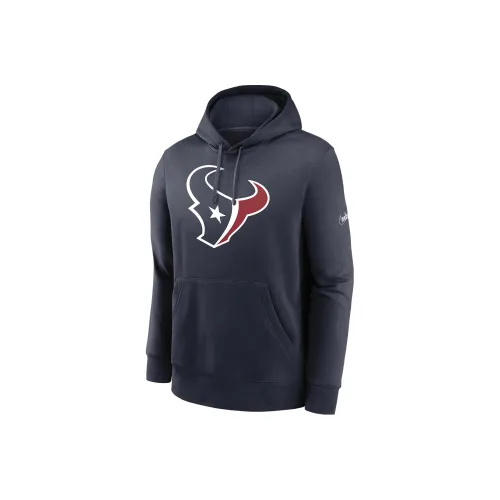 nike rankings Red Texans Rewind Club Logo Men's nike rankings Nfl Pullover Hoodie