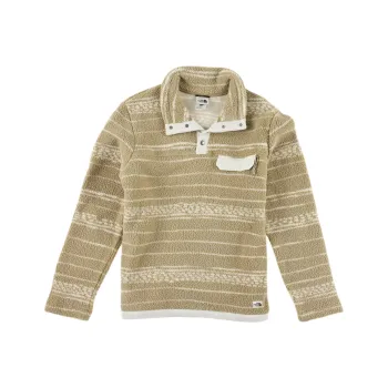 THE NORTH FACE Men's Printed Cragmont ½ Snap Pullover Sweatshirt Men's Khaki
