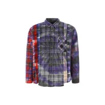 Needles 7 Cuts Tie Dye Flannel Shirt