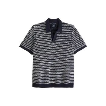 Abercrombie＆Fitch Polo Shirt Men's Marine