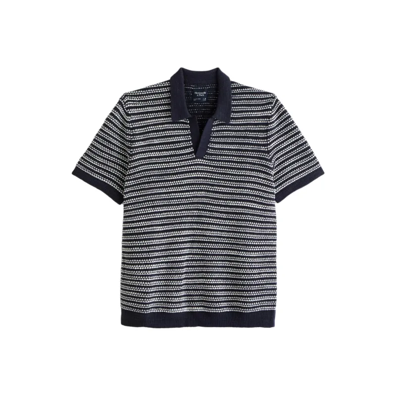 Abercrombie＆Fitch Polo Shirt Men's Marine-0