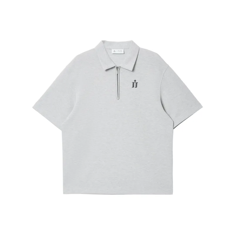JACK JONES· Polo Shirt Men's Light Heather Gray-0