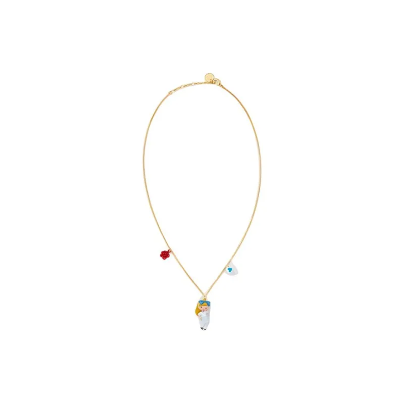 LES NEREIDES Alloy, Silver Plated, Gold Plated, Brass, Enamel Necklaces Women's Gold-1