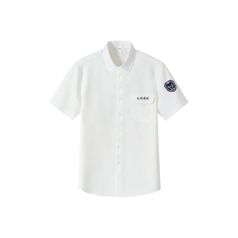 MUCUNSHU Shirt Men's White Beach-0
