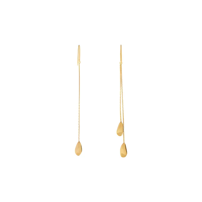 ISABEL MARANT ETOILE Isabel Maran Shiny Day Asymmetric Drop Earrings-2
