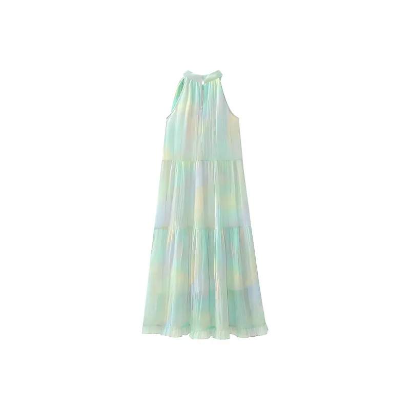 Zukizuki Sleeveless Dress Women's Multicolor-1